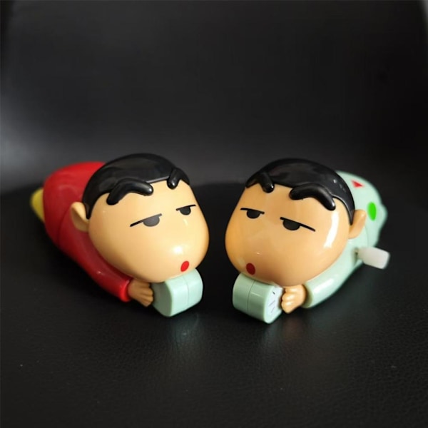 Krayon Shin Chan Dynamisk Uppdragning Automatisk Vind Uppdragning Dag Pris Green 1pcs