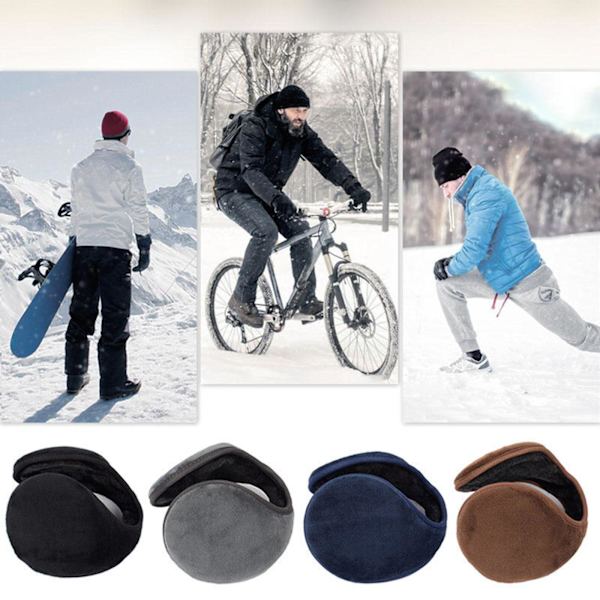 Unisex Öronmuffar Öronvärmare Bakom Huvudet Vinter Parti C5 Blue One-size