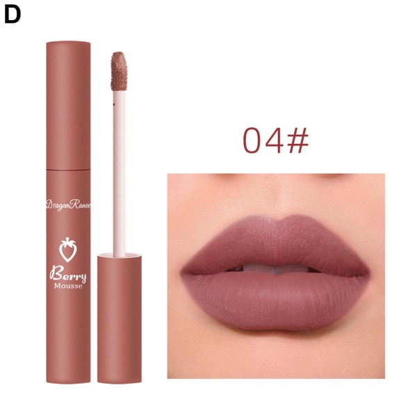 Mist Matte Velvet Lip Glaze Cup Med Långvarig Matte Matte Li 4 5g