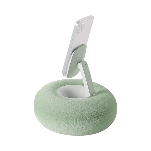 Fuzzy Skål Med Kindle-hållare, Kudde Tabletthållare, för Kindle Pi green 3.5in Within Without bowl