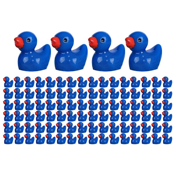 100 st Mini Ankor, Små Hartsankor Miniatyrfigurer Liten Pla 100pcs Royal blue 100pcs