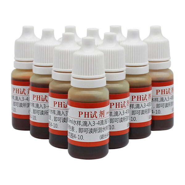 10ml(A)$ph Snabb vattenkvalitetstest reagens P2Y5 W9H6 O2U9 K9A2
