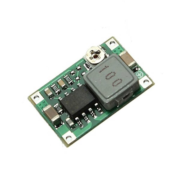 Super Mini DCDC-omvandlare Nedtrappningsmodul - Justerbar 1V, 5V, 12V