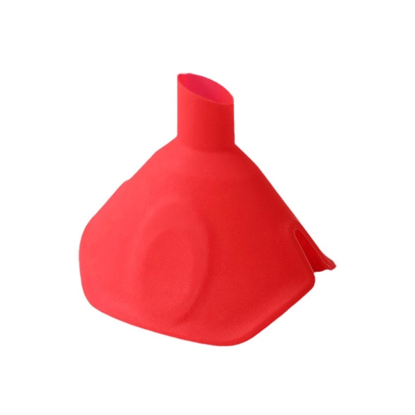 Halkskydd med litet hål Tratt Grythandtagsskydd Silikonlock P red one-size