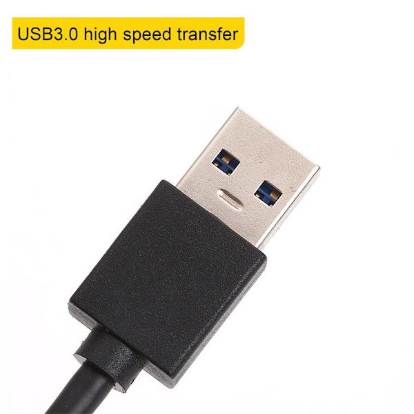 USB 3.0 AM Hane till Micro B Kabel Super Speed Adapter HDD Sladd Fo BLACKC 0.4M