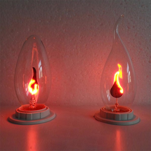 FLICKER FLAME E14/E27 Ljus Ljuspære JUL Lampa *1 whiteB E14 Cusp