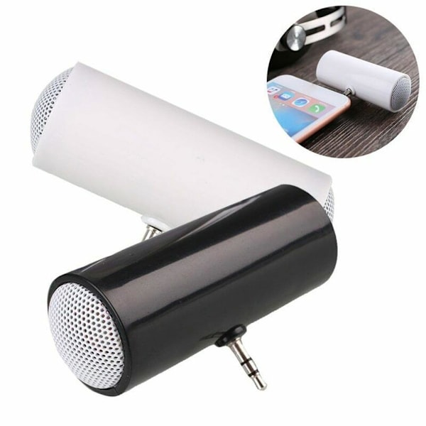 Minihögtalare Stereo Förstärkare USB Bärbar För MP3 Telefon Surfplatta black One-size