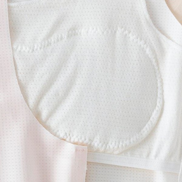 Sömlöst Underkläder för Flickor Liten Väst Sommar Barnflickor White XXL