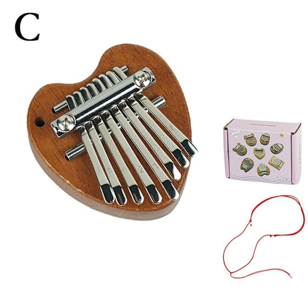 8 Tangenter Utsökt Finger Tumme Piano Gåva Mini Tumme Piano Fantastisk f cat One size