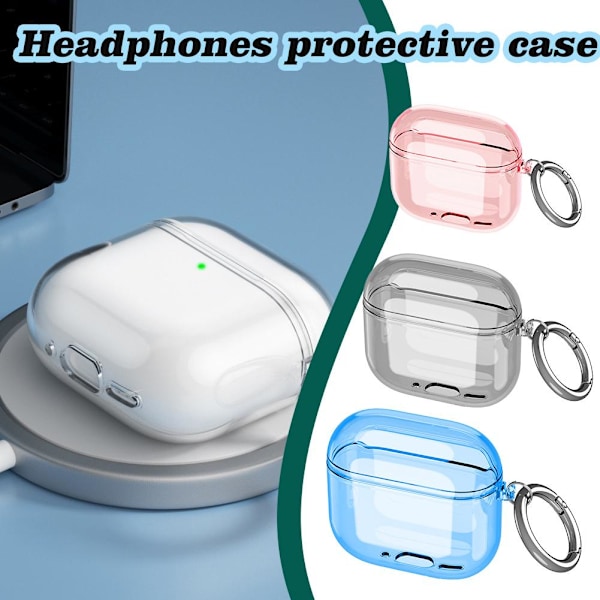 Tkerinse för AirPods 4 Genomskinligt Skyddsfodral, stötsäkert W transparent For Airpods 4