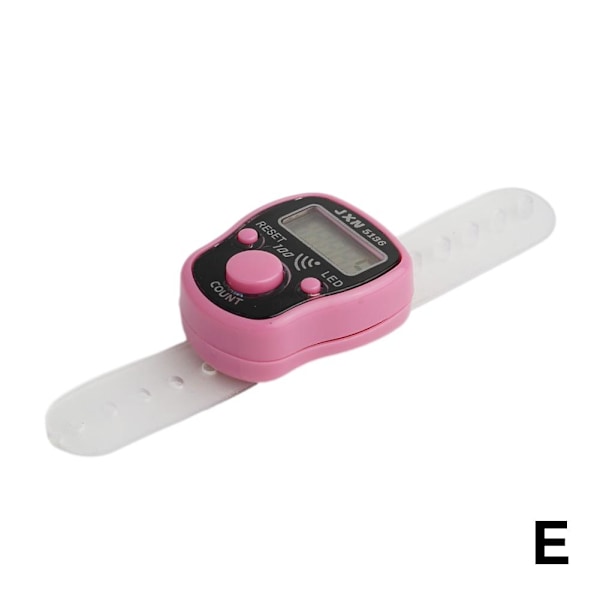 LED Digital Elektronisk Räknare Dhikr/Tasbih/Tasbi/Tasbee F pink onesize