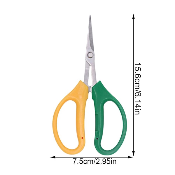 Trädgårdssax för knopptrimning, rakblad, 2024 Shar Straight head 1pcs