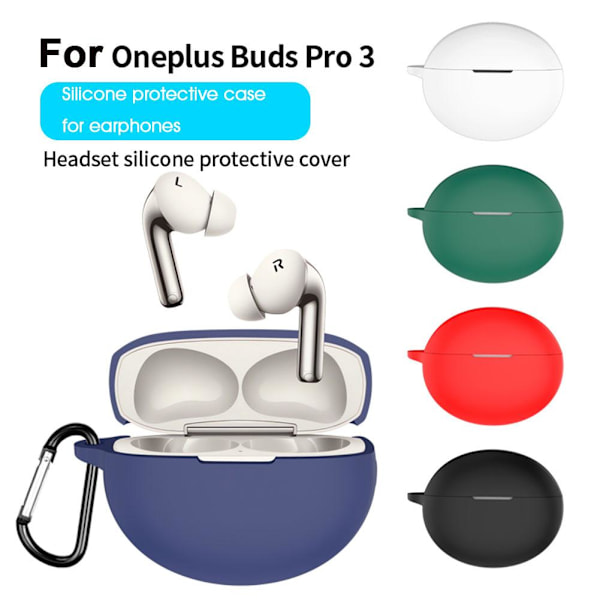 Mjukt Silikon Skyddande Anti-fall Hörlursfodral för Oneplus Bud Green 1pcs