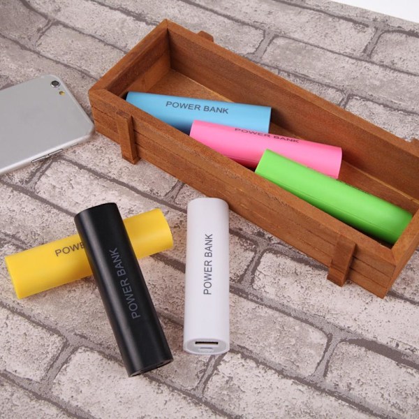 Mobil USB Power Bank Laddare Pack Box Batteri Fodral AU LAGER black one-size