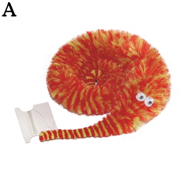 Magisk mask orm vridbar larv sjöhäst älva twist orm ny och oanvänd red-yellow one-size