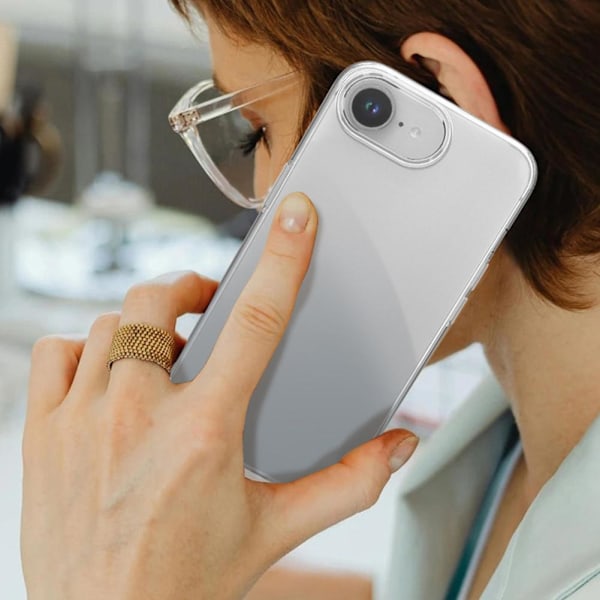 Stöttåligt TPU Transparent Telefonfodral för iPhone 16e - Snabb leverans