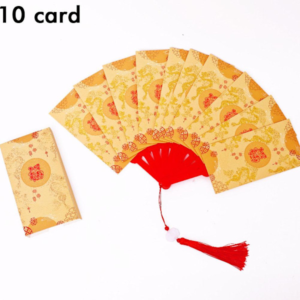 2025 Examensfläktform Röda Kuvert 6 Kort/8 Kort/10 Kort Go B 10 card