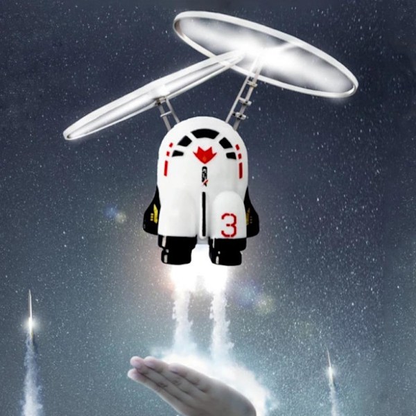 LED Hängande Induktionsleksak Infraröd Gestkontroll Färgglad G Space explorer 1set