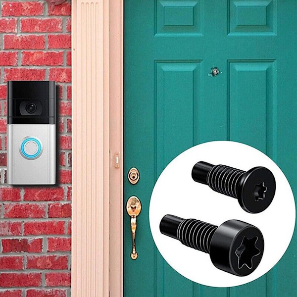 Rings Dörrklocka Skruvar Ersättningsset, Reservskruvar för Smart Do 16pcs onesize