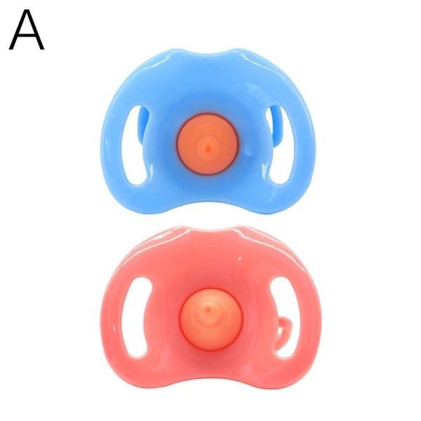 Nappflaskor för babydockor, magisk set med försvinnande mjölk, låtsaslek red blue 2pcs