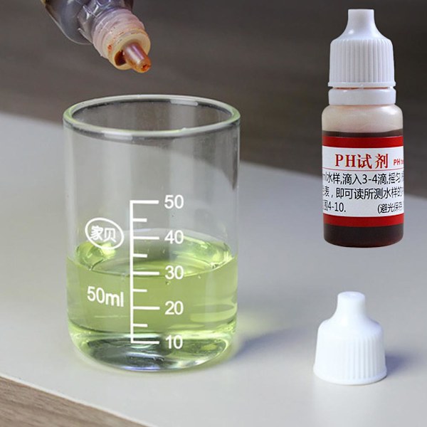 10ml(A)$ph Snabb vattenkvalitetstest reagens P2Y5 W9H6 O2U9 K9A2