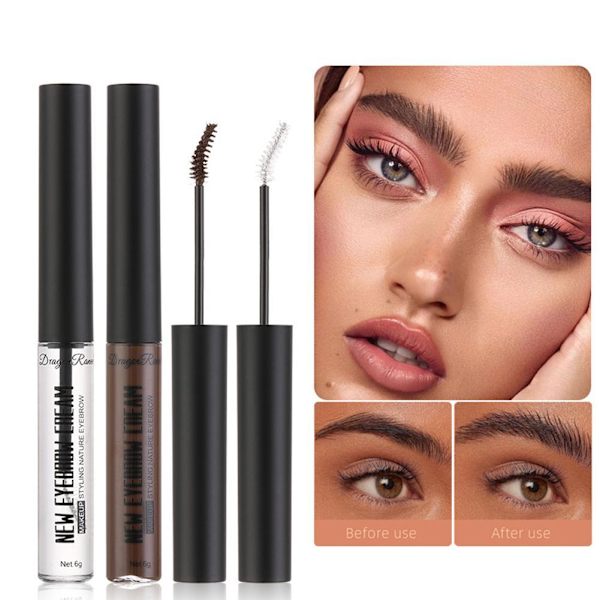 Transparent Ögonbrynsgel Vattentät Svettbeständig Ögonbrynsstyling Gl 01 transparent 6g