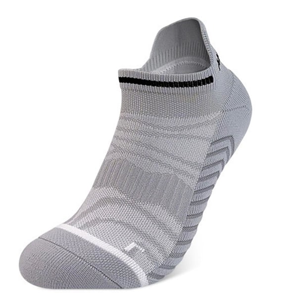 Snabbtorkande löparstrumpor basketstrumpor löparstrumpor ο' M8A9 Gray L code [41-45 codes]