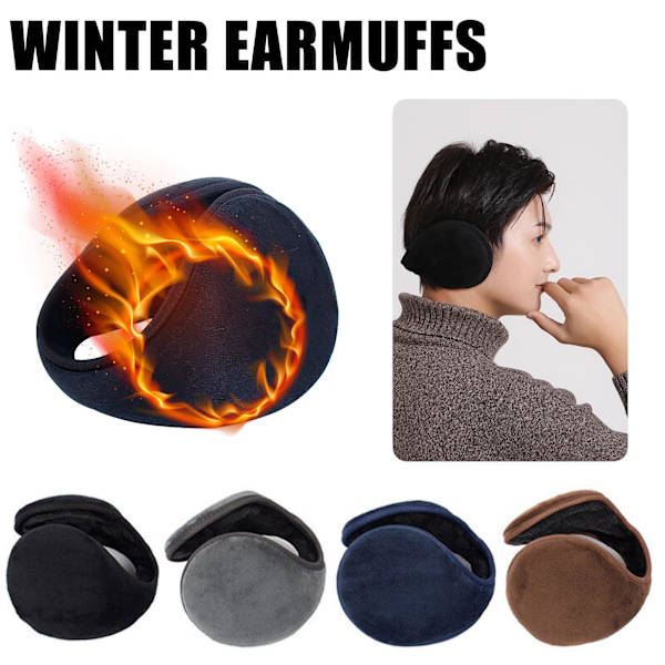 Unisex Öronmuffar Öronvärmare Bakom Huvudet Vinter Parti C5 Blue One-size