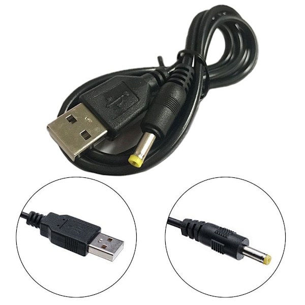 Kabel lämplig för PSP-1000 2000 3000 USB A laddningskabel till D