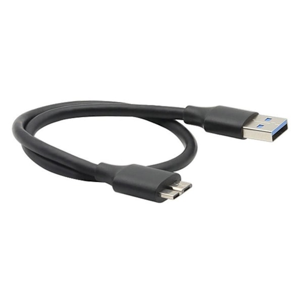 USB 3.0 AM Hane till Micro B Kabel Super Speed Adapter HDD Sladd Fo BLACKC 0.4M