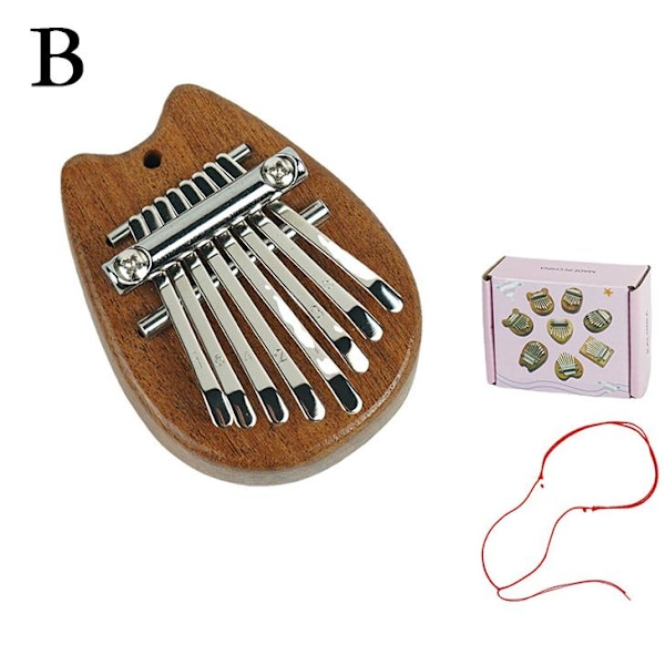 8 Tangenter Utsökt Finger Tumme Piano Gåva Mini Tumme Piano Fantastisk f cat One size