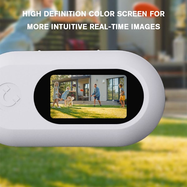 4K Hund-/Kattkamera, HD 1080P Hundhalsband Kamera Mini Kroppskamera A  white onesize