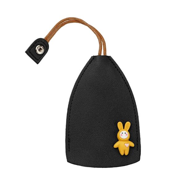 PU Läder Kreativ Utdragbar Söt Stor Kapacitet Bilnyckelfodral, Ca Red rabbit2 One-size