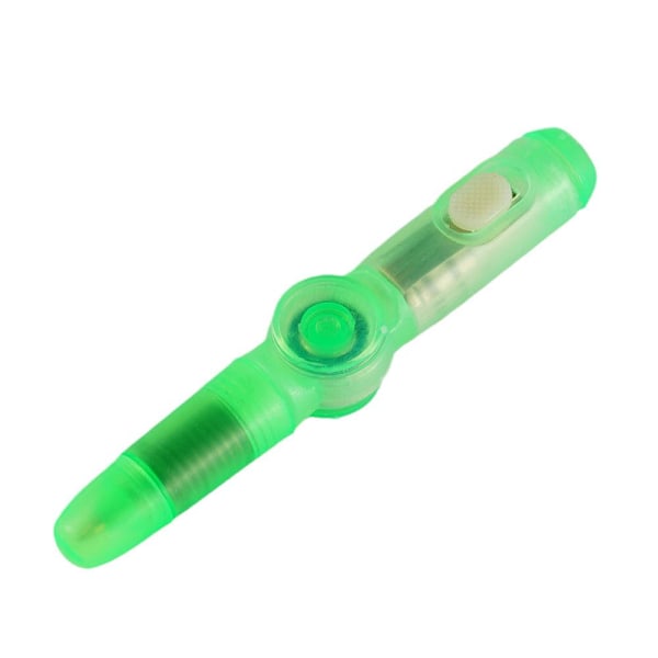 Fidget Spinner Light Up Pen - Sensorisk leksak autism stressavlastning K red one-size