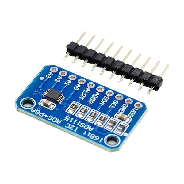 2st I2C ADS1115 ADS1015 Modul ADC 4 Kanal med Pro Gain Amp