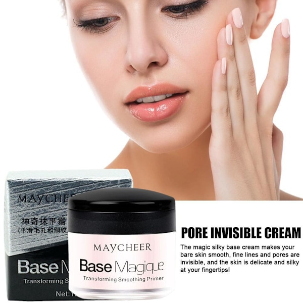 Ansiktsconcealer Makeup Primer Osynlig Porer Rynkor Täcker Porer