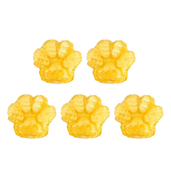 Söta Kattfot Friterad Mat Leksaker Supermjuk Knådning Stresslindring Cat PAWS [5 serving] 1pcs