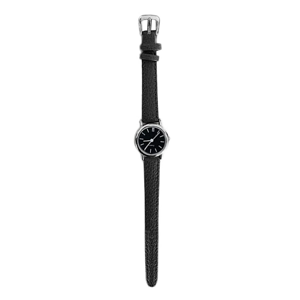 Koreansk Mode Klocka Läderarmband Casual Quartz Vattentät Snabb C One size