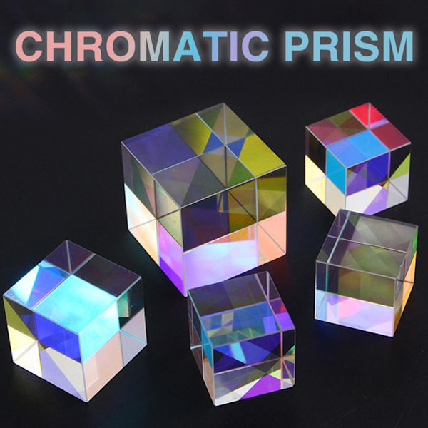 NY Magic Optical Glass Cube Dikroisk Kub Prisma RGB Kombinerare Sp 18*18mm One-size