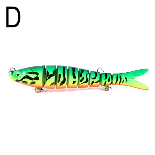 Multi Jointed Fiske Bete Swimbait Sjunkande Wobblers Hårt Bete C D 10cm/3.9in  11.4g