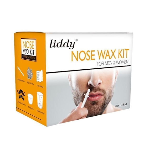 Smärtfri Näsvax Kit för Män & Kvinnor NäsHårborttagning Vax Set
