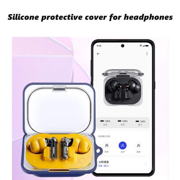 För Nothing Ear A Trådlöst BT Headset Skyddsfodral Hot N2S3 Black onesize