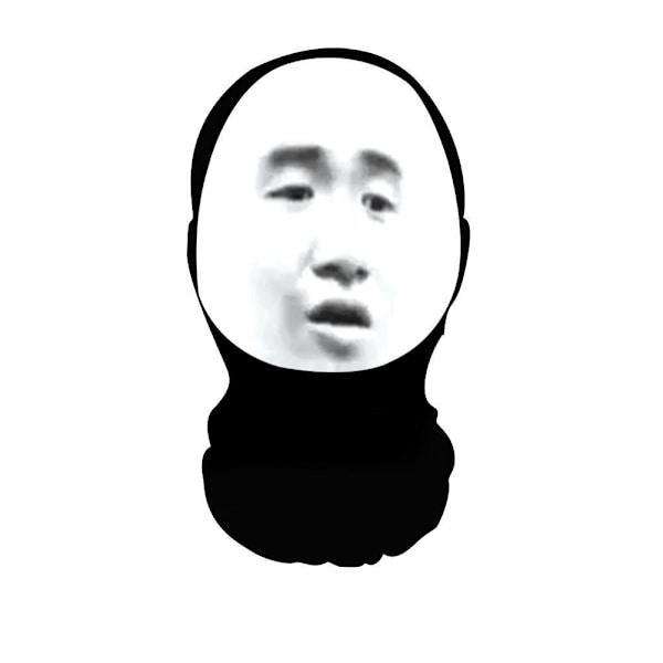 Rolig 3D Balaclava Mask Sömlös Design Parodi Ansiktstryck Mask Fi 005 1pc