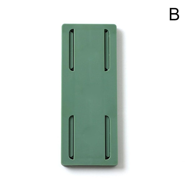 4x uttag hållare plugg fixare väggmonterade kraftremshållare green 1pcs 4pcs