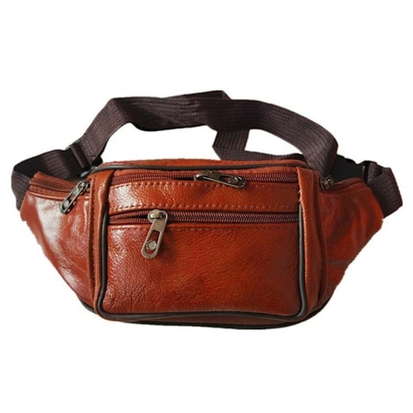 Herr Casual Utomhus Midjeväska Mode Plånbok Ficka Business S7Q3 5 black One-size