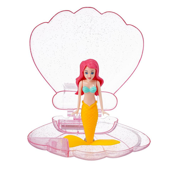 Dykning Roterande Stigande Sjöjungfru Set Barn Pool Lek Skatt H Transparent glitter 1pcs