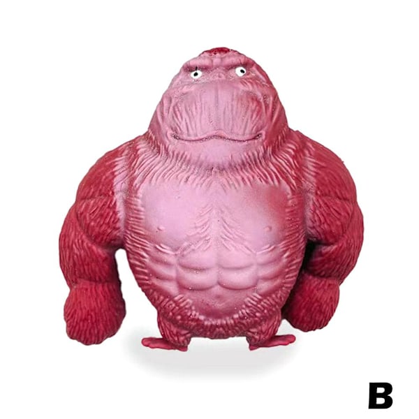 Mini Kreativ Gorilla Squishy Leksak Simuleringsapa Sträck T red onesize