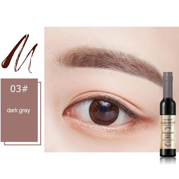 Ögonbryns Henna Medium Brun Regular Pack & Färgningskit NYTT För Br