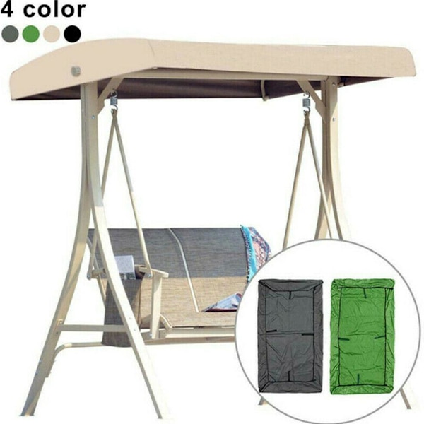 Ersättningsöverdrag för gungsits 3-sits Storlekar Trädgårdsskydd Ha grey One-size