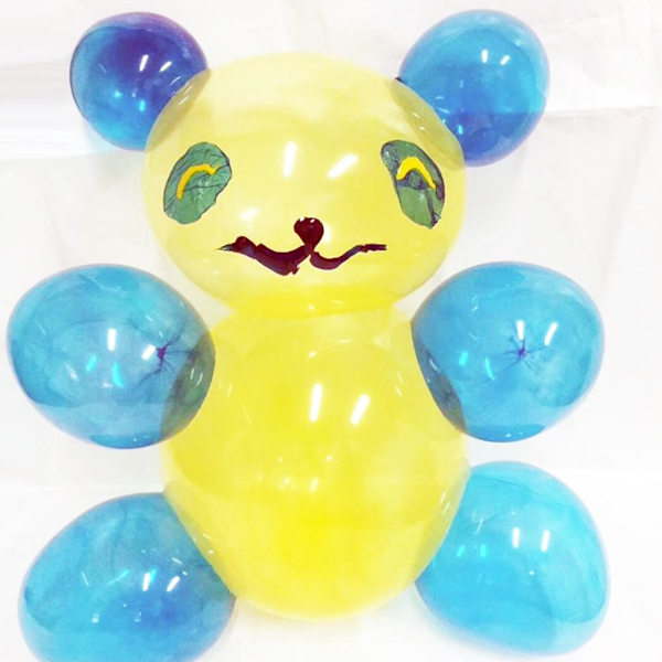 1 st Magisk Bubbel Lim Leksak Blåser Färgglad Bubbel Ballong Boll S